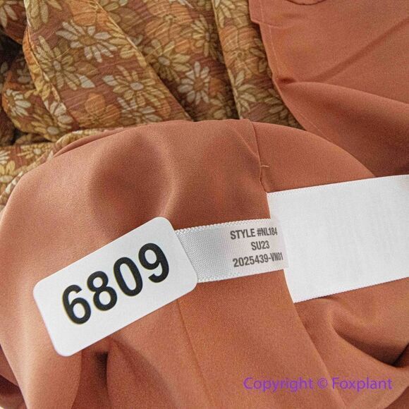 New! Madewell *flawed* Georgette Ruffle-Sleeve Tiered Midi Dress Daisy Meadow 10 - Picture 15 of 16